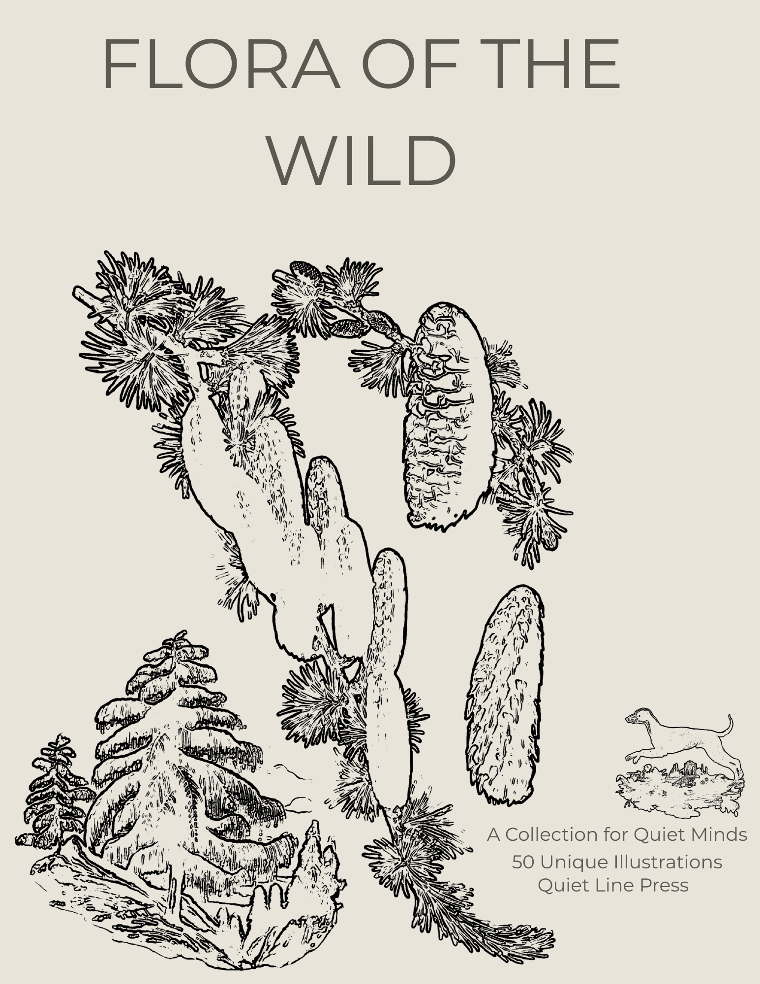 Flora of The Wild — Colouring Book